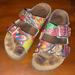 Preloved Funky Papillio Birkenstock Arizona 38
